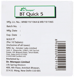 Bt Quick 5 Tablet 10 Bt Quick 5 Tablet 10