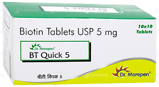 Bt Quick 5 MG Tablet 10