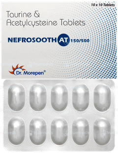Nefrosooth At 150/500 Mg Tablet 10 Nefrosooth At 150/500 Mg Tablet 10