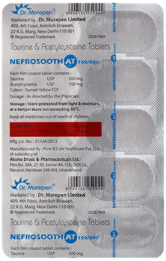 Nefrosooth At 150/500 Mg Tablet 10