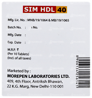 Sim Hdl 40 Tablet 10