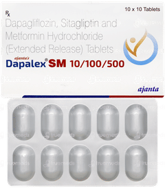 Dapalex Sm 10/100/500 Tablet 10