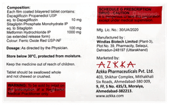 Azsita Trio 1000 Tablet 10 Azsita Trio 1000 Tablet 10