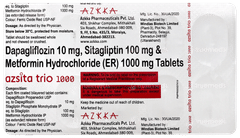 Azsita Trio 1000 Tablet 10 Azsita Trio 1000 Tablet 10