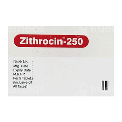 Zithrocin 250 Tablet 5 Zithrocin 250 Tablet 5