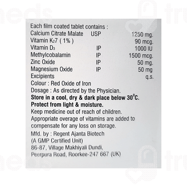 Calvex Xt Tablet 10 - Uses, Side Effects, Dosage, Price | Truemeds