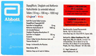 Gluject Trio 10/1000/100mg Tablet 10