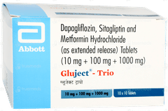 Gluject Trio 10mg/100mg/1000mg Tablet 10 Gluject Trio 10mg/100mg/1000mg Tablet 10