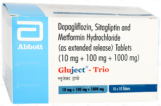 Gluject Trio 10/1000/100mg Tablet 10
