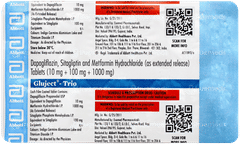 Gluject Trio 10mg/100mg/1000mg Tablet 10 Gluject Trio 10mg/100mg/1000mg Tablet 10