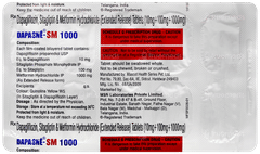Dapaone Sm 10/1000/100 MG Tablet 10