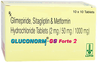 Gluconorm Gs Forte 2 Tablet 10