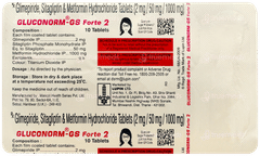 Gluconorm Gs Forte 2 Tablet 10 Gluconorm Gs Forte 2 Tablet 10