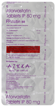 Fpstatin 80 Tablet 15
