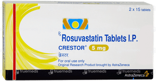 Crestor 5mg Tablet 15