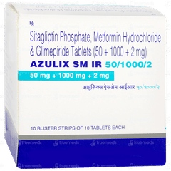 Azulix Sm Ir 50/1000/2 Tablet 10