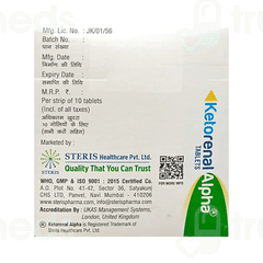 Ketorenal Alpha Tablet 10 Ketorenal Alpha Tablet 10
