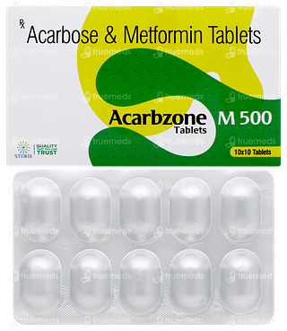 Acarbzone M 500 Tablet 10