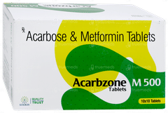 Acarbzone M 500 Tablet 10