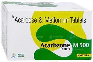 Acarbzone M 500 Tablet 10