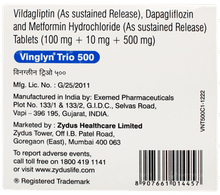Vinglyn Trio 500 Tablet 10