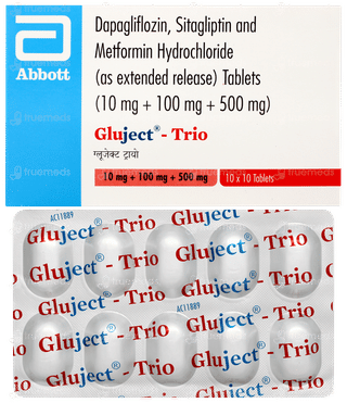 Gluject Trio 10/100/500mg Tablet 10