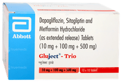 Gluject Trio 10/100/500mg Tablet 10