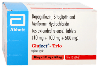 Gluject Trio 10/100/500mg Tablet 10