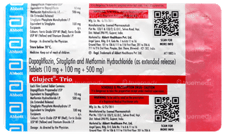 Gluject Trio 10/100/500mg Tablet 10