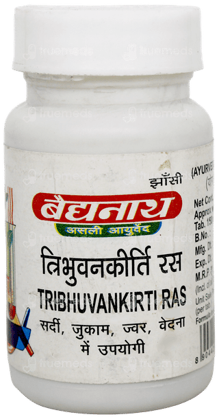 Baidyanath Tribhuvankirti Ras Tablet 80
