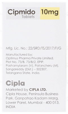 Cipmido 10Mg Tablet 30