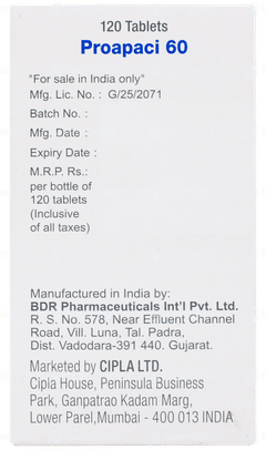 Proapaci 60 Tablet 120