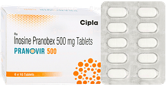Pranovir 500 Tablet 10