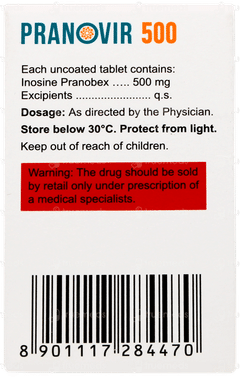 Pranovir 500 Tablet 10