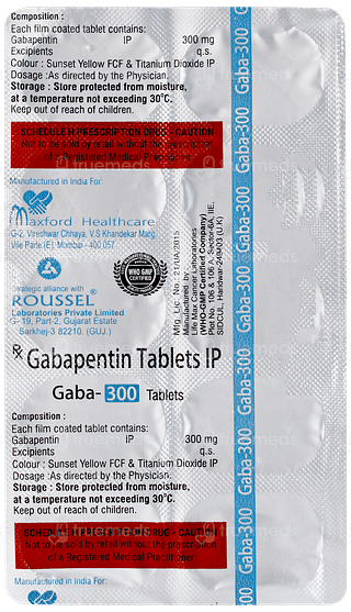 Gaba 300 Tablet 10