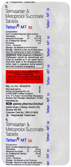 Teltan Mt 50 Tablet 10