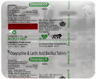 Doxyros Lb 100Mg/100M Tablet 8