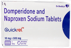 Quickrel 10mg/500mg Tablet 10
