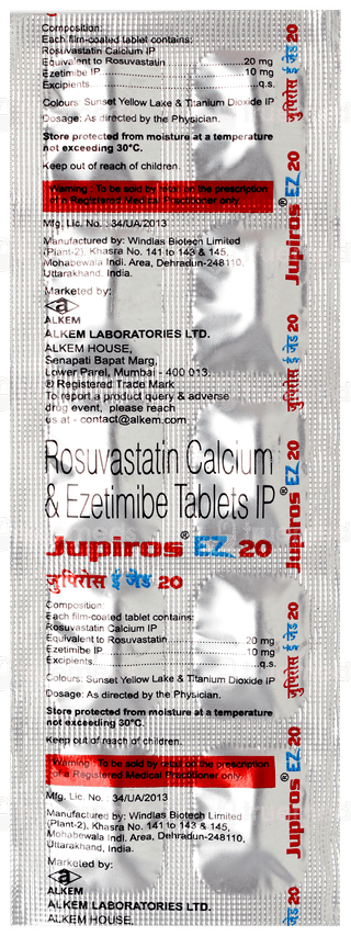 Jupiros Ez 20 Tablet 10