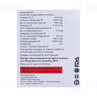 Cal Up7 Tablet 10 - Uses, Side Effects, Dosage, Price | Truemeds