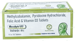 Mecobyte D3 Tablet 10 Mecobyte D3 Tablet 10