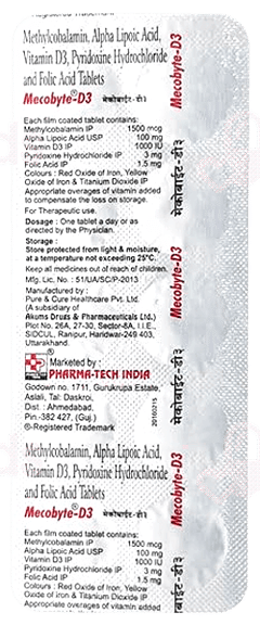 Mecobyte D3 Tablet 10