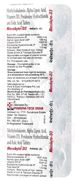 Mecobyte D3 Tablet 10