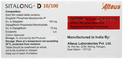 Sitalong D 10/100 Tablet 15 Sitalong D 10/100 Tablet 15