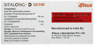 Sitalong D 10/100 Tablet 15