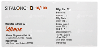 Sitalong D 10/100 Tablet 15