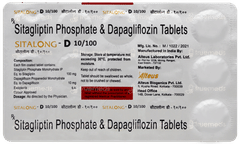 Sitalong D 10/100 Tablet 15 Sitalong D 10/100 Tablet 15