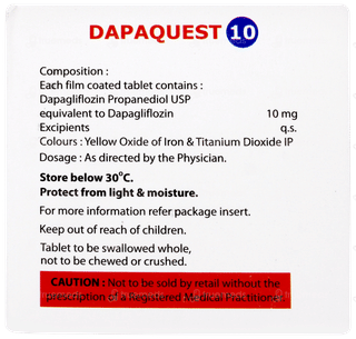 Dapaquest 10 Tablet 10