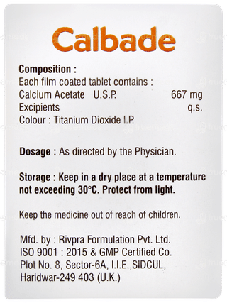 Calbade Tablet 10
