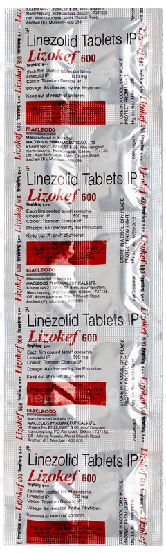 Lizokef 600 Tablet 10